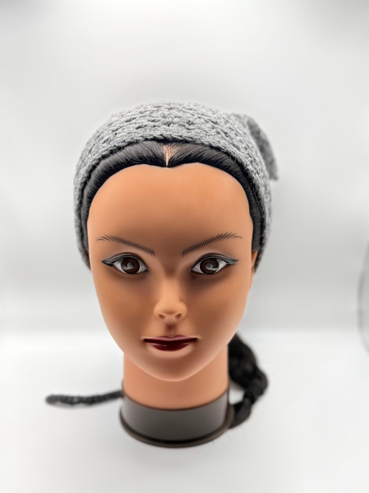 Handmade Crochet Lace Bandana | Boho Head Scarf | Gothic Hair Accessory