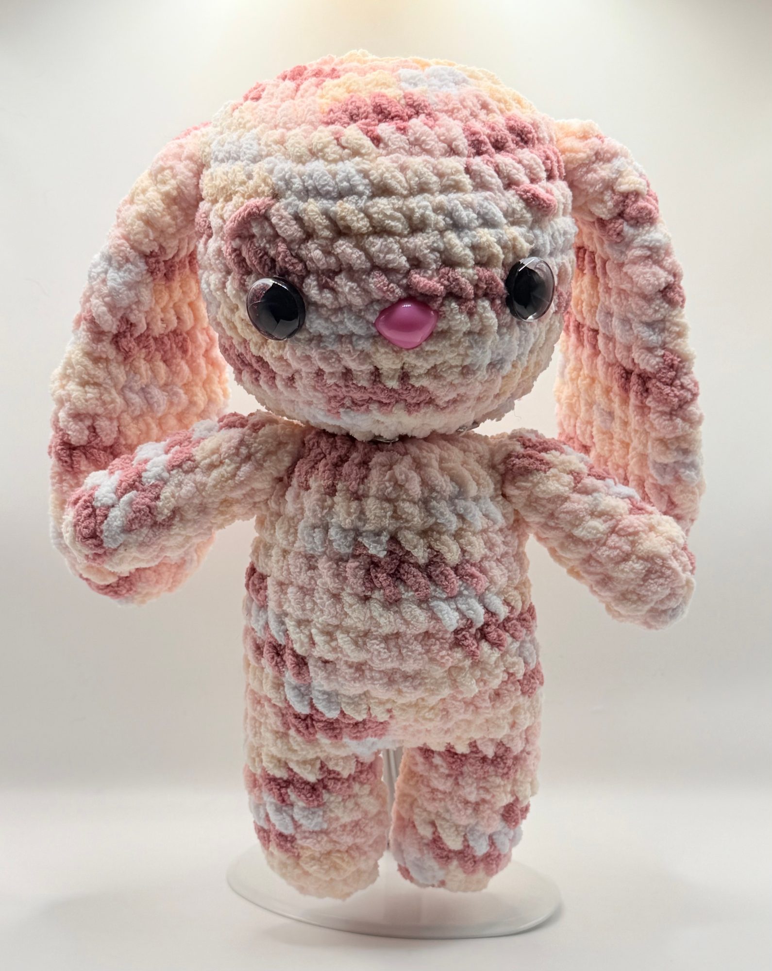 Strawberry Cream Crochet Cow